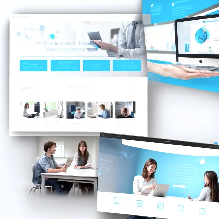 Platform interface showing AI project dashboard